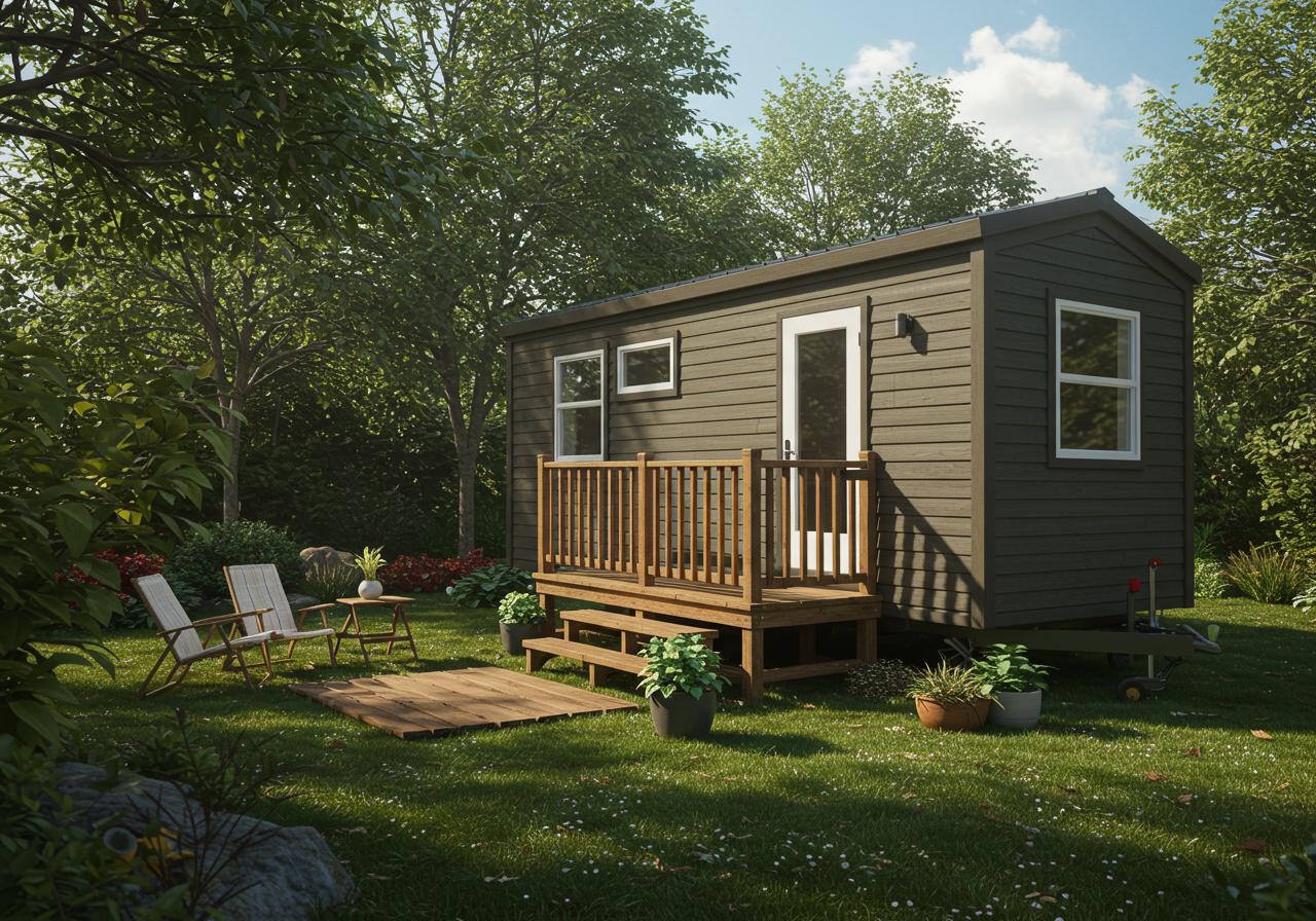  Backyard Prefab Tiny Home Setup 