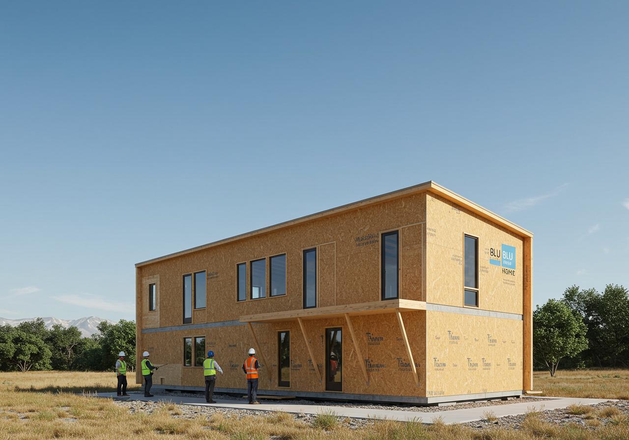 Blu Home Modular Build Timeline