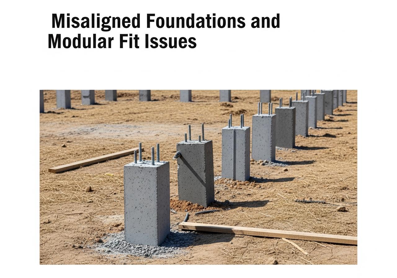 Modular Home Foundation Misalignment
