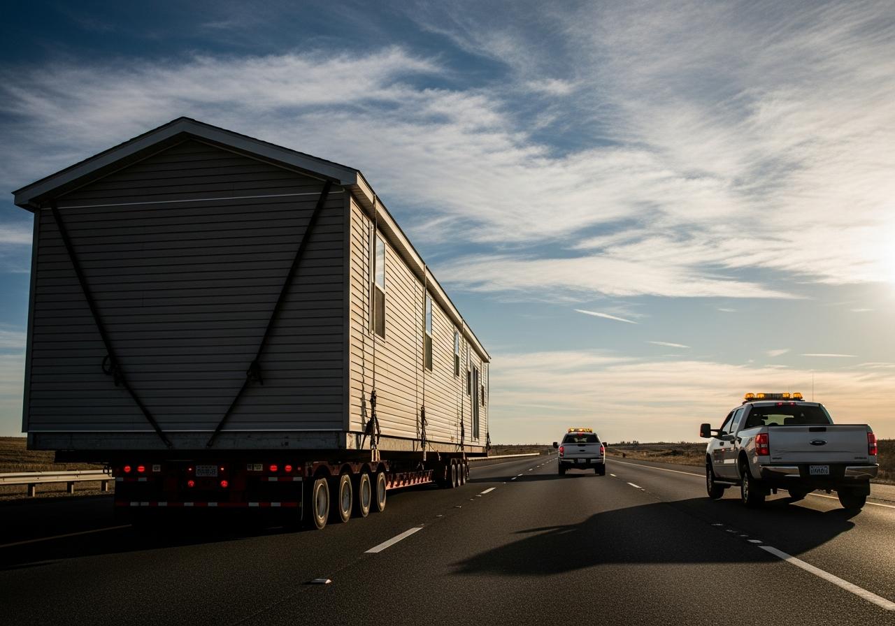 Physics of Prefab Home Transport