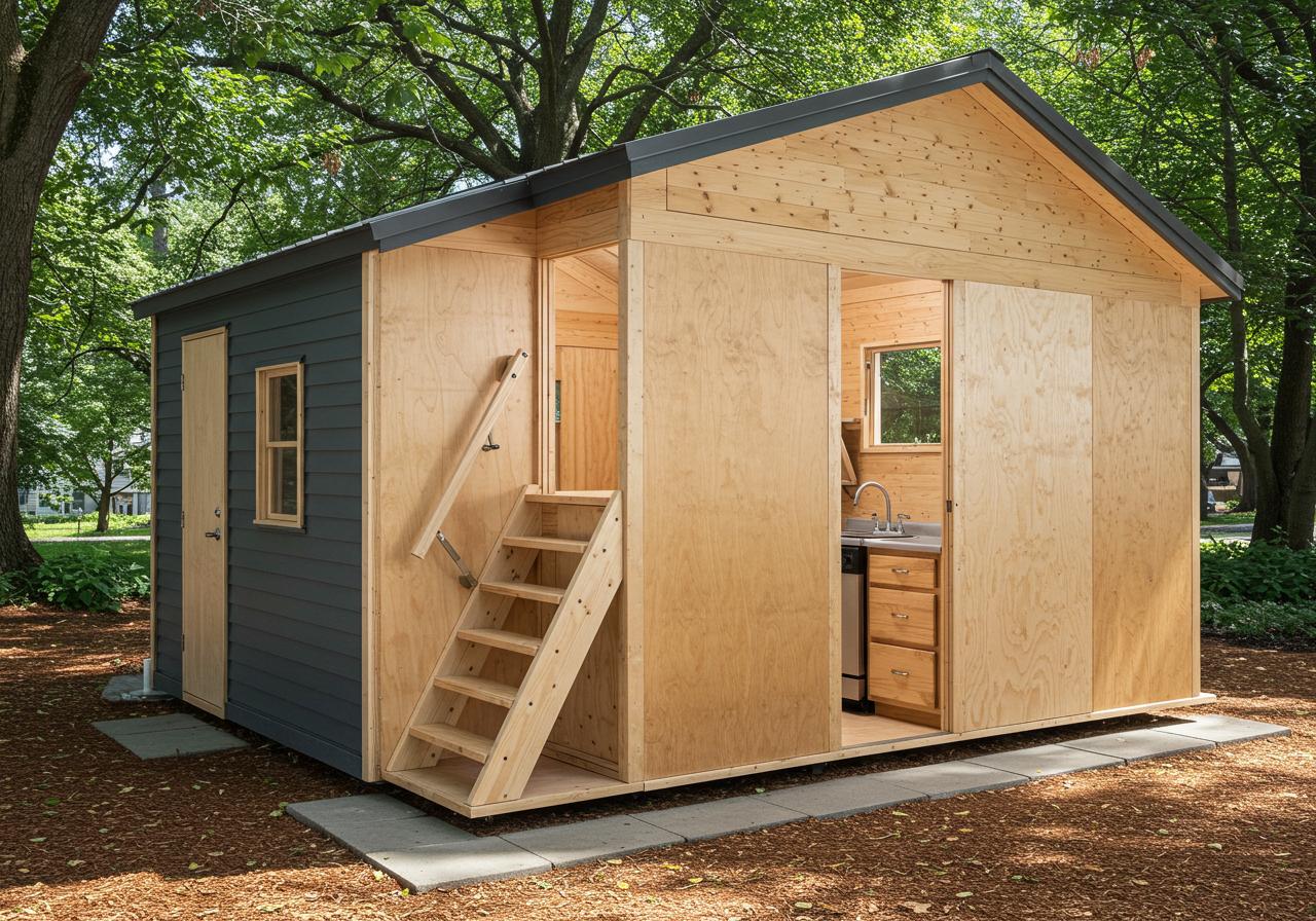 Space-Saving Prefab ADU Features